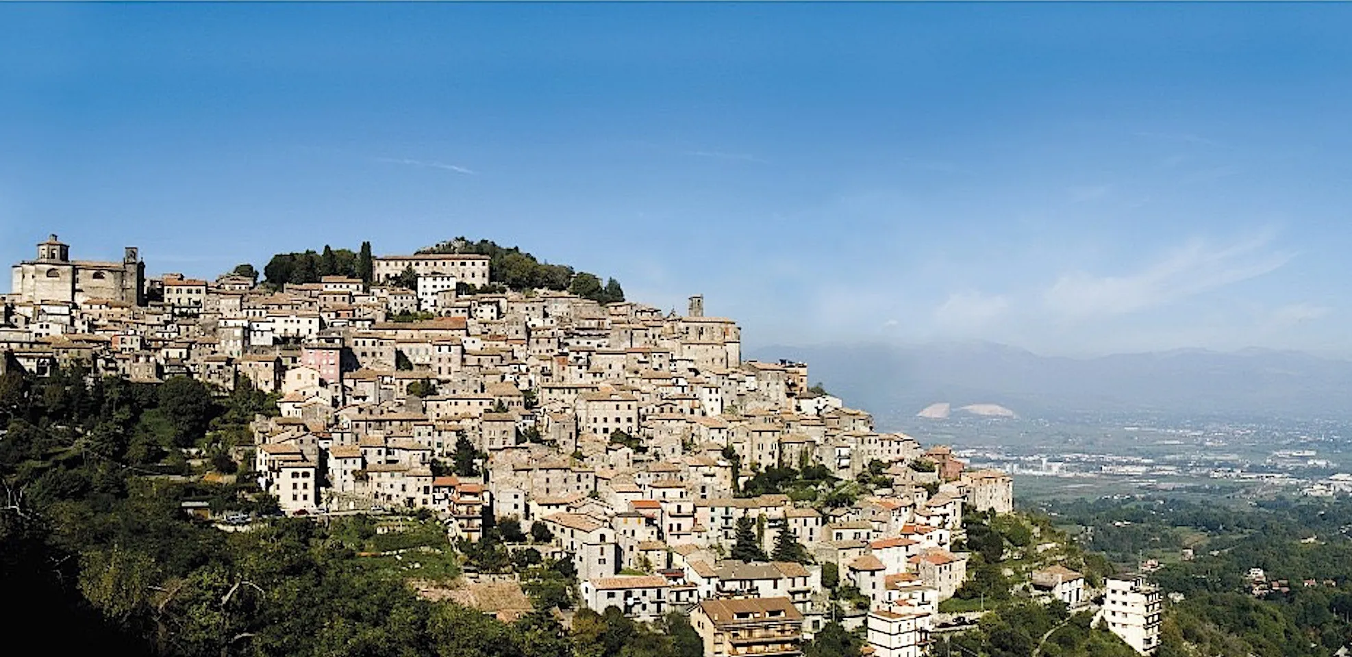 View of Patrica, quaint Italian town