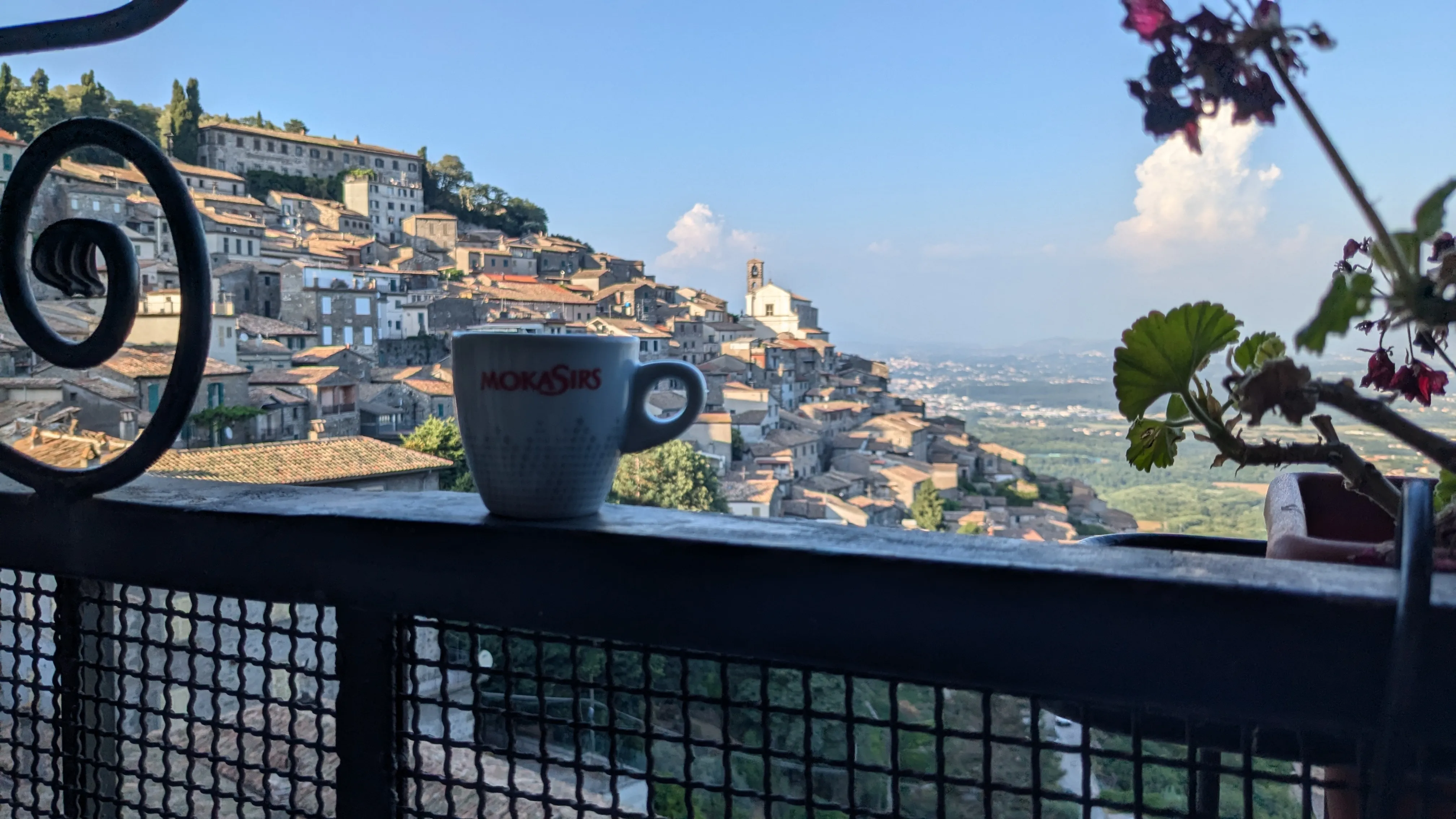 Cappuccino mug with a view of Patrica