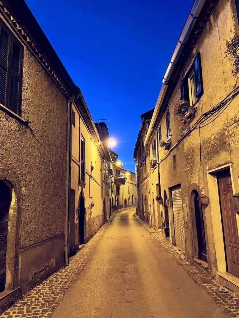 Patrica street at night